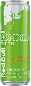 Red Bull The Green Edition Curuba Elderflower Energy Drink, 12 Fl Oz Can